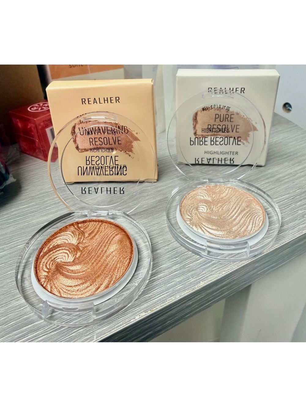 Duo Realher Unwavering Resolve & Pure Resolve Highlighters Set